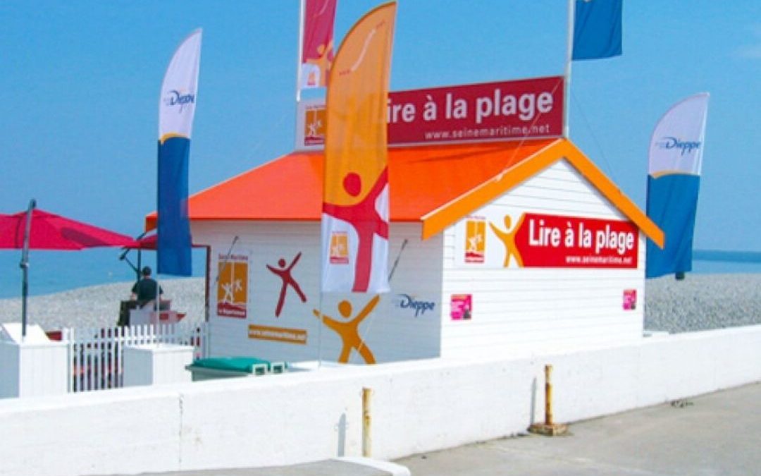 Beach flag et oriflammes publicitaires